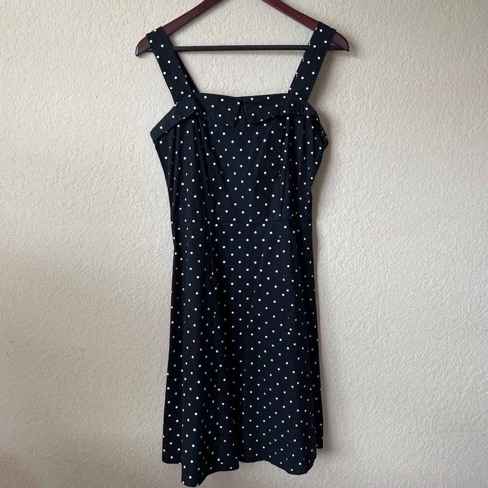 Morbid Threads Vintage Polka Dot Dress Y2K 90s Goth